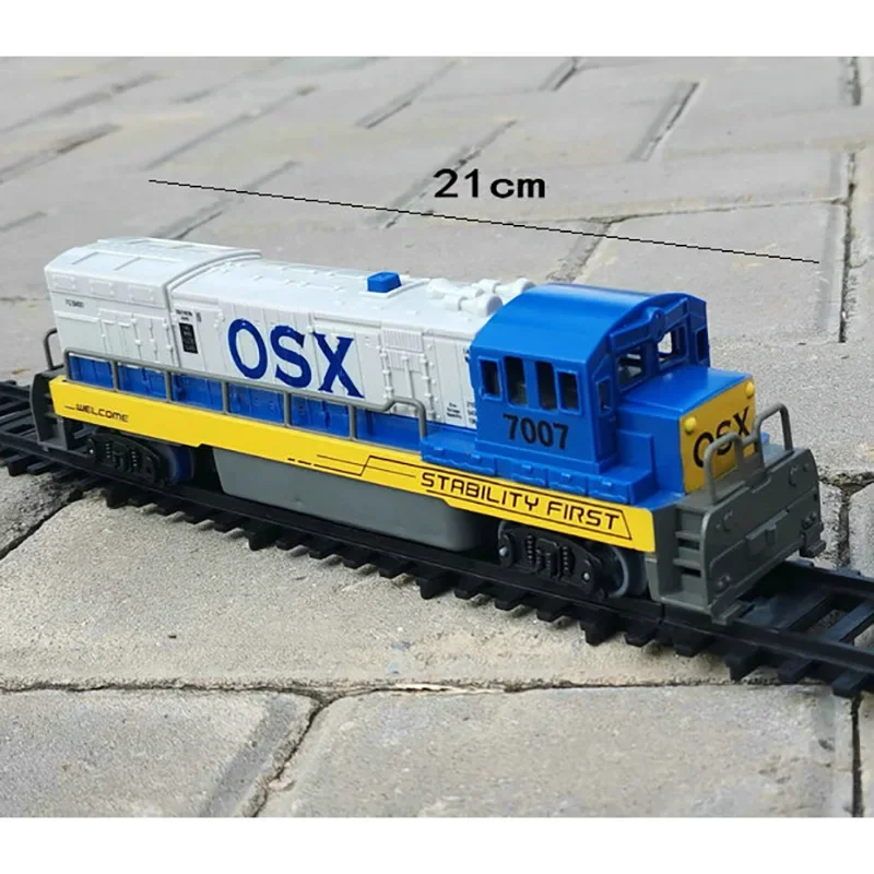 Amerikanischen Klassischen GP40 Verbrennung Motor Zug Simulation Elektrische Track Modell kinder Spielzeug Junge Szene Geschenk Display