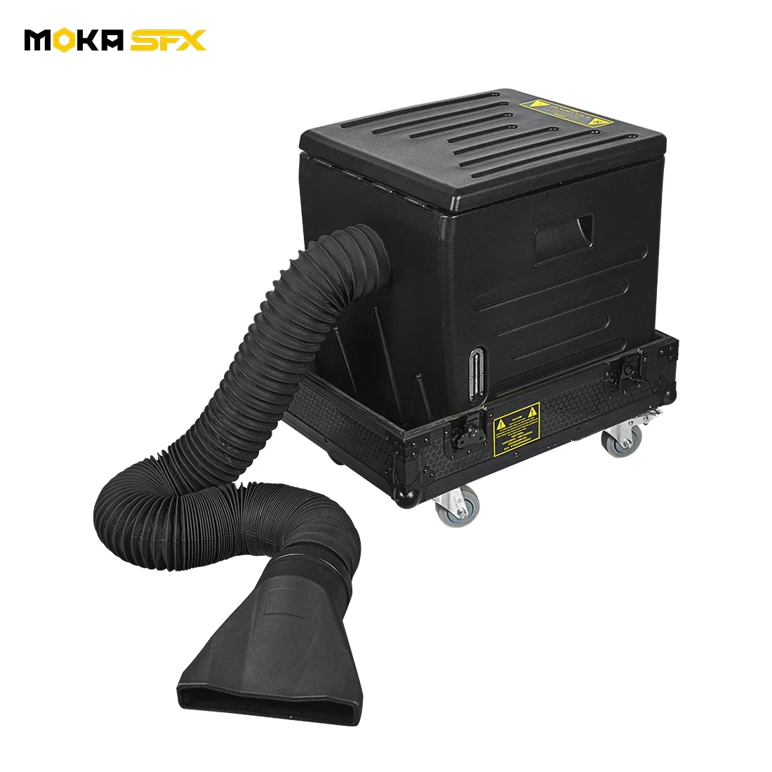 MOKA 4000w DMX Dry Ice Fog Machine with Flight Case Remote Low Lying Fog Machine Gound Smoke for Wedding Stage Performance