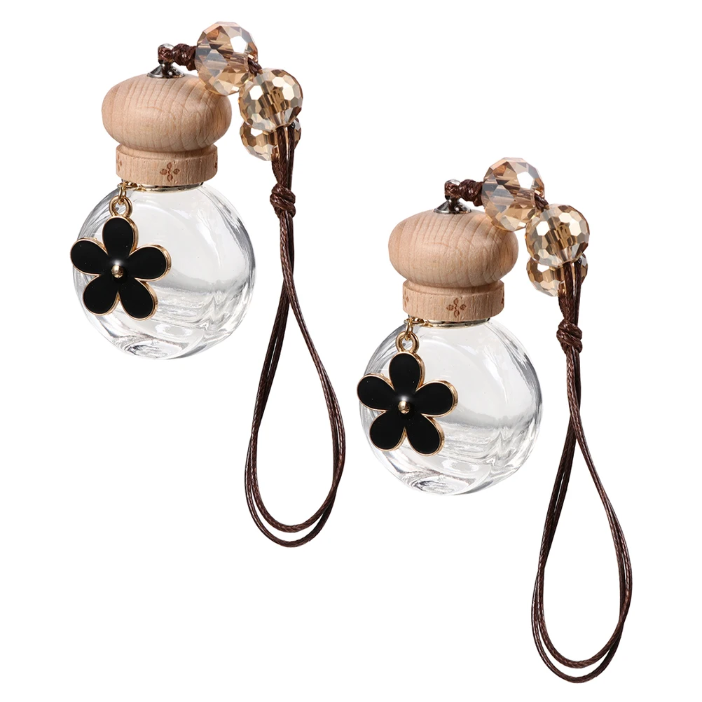 

2 Pcs Aromatic Car Perfume Bottle Essential Oils Freshener Diffuser Hanging