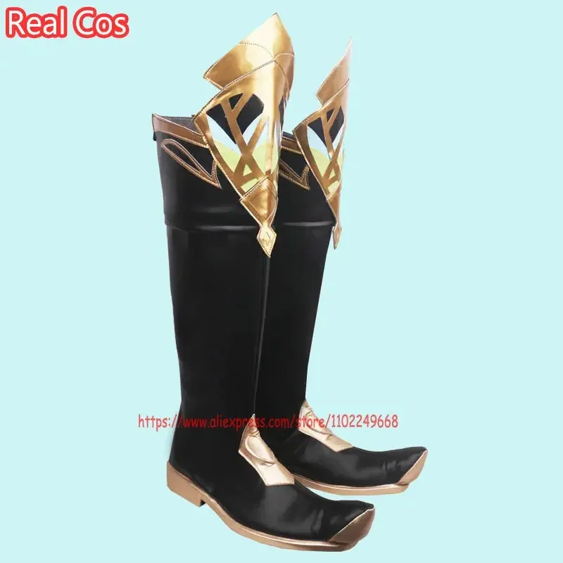 

RealCos Genshin Impact Al Haitham, обувь для косплея, ботинки для Хэллоуина, игровой наряд, аниме для женщин и мужчин, ролевые игры