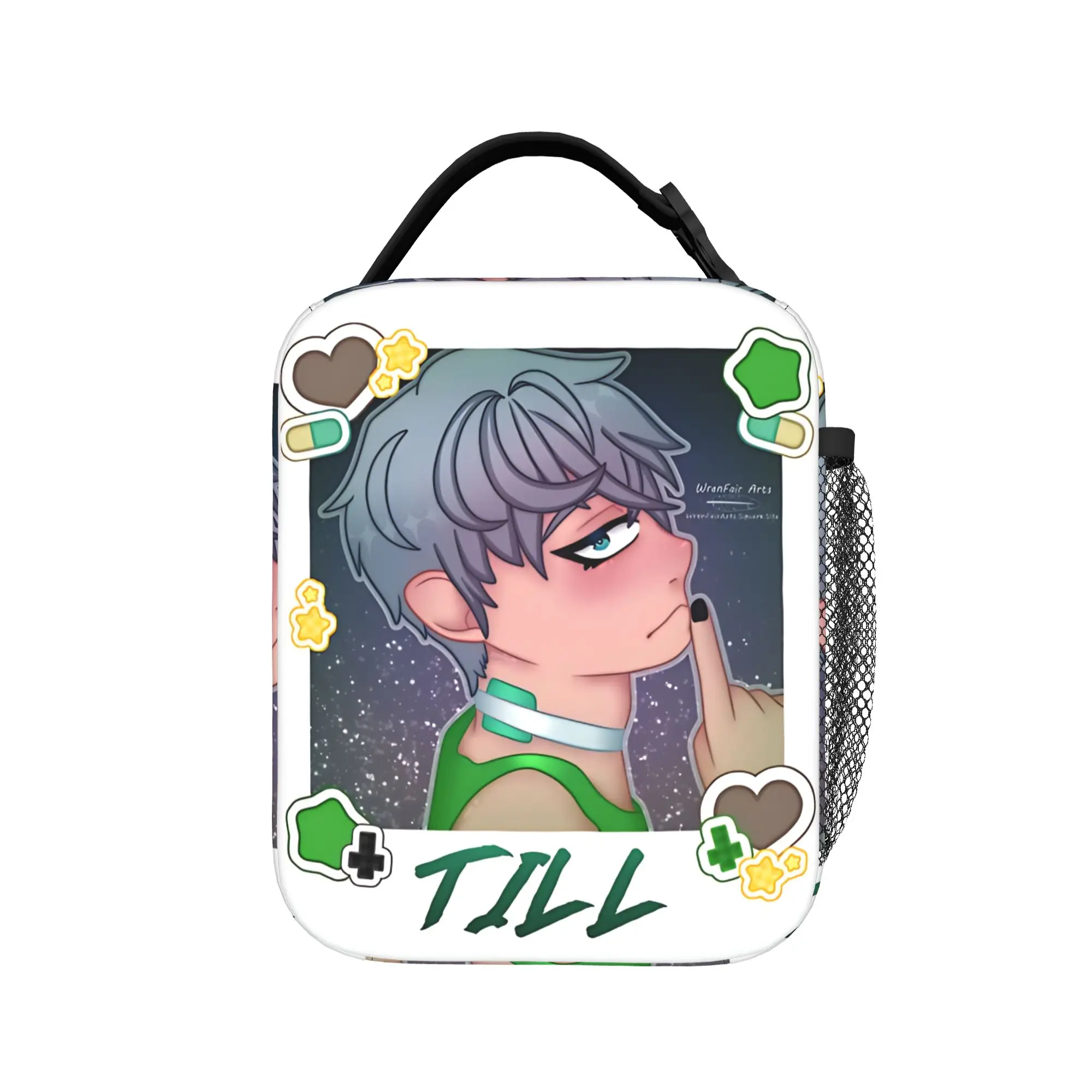 Alien Stage  Till  Insulated Lunch Bags Portable Cartoon  Lunch Container Thermal Bag Lunch Box Tote Beach Food Storage Bags