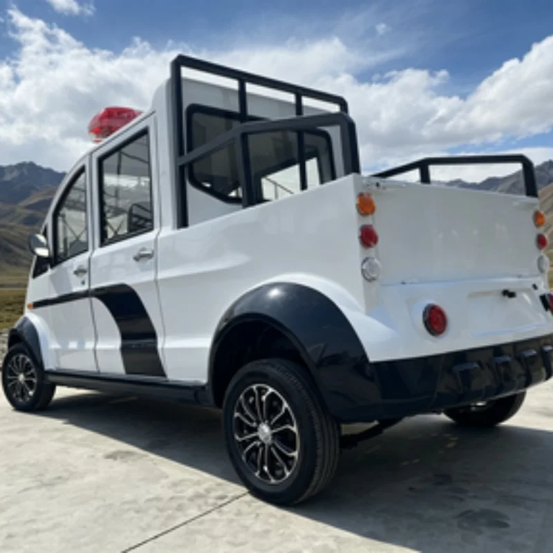 New Design Upgraded 8 Seater Beach Buggy Electric Golf Carts Off Road Patrol Buggy With A Cargo Bed Free Custom Body Color