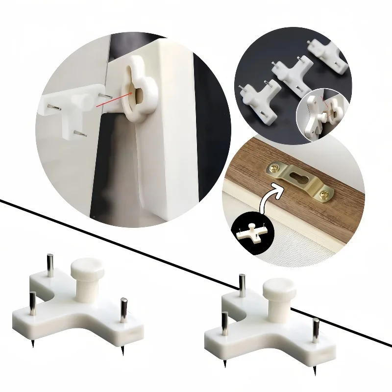 No Trace Non-mark Small Hole Hanging Picture Oil Painting Mirror Clock Hook Frame Hanger Hard Wood Furniture Solid Wall