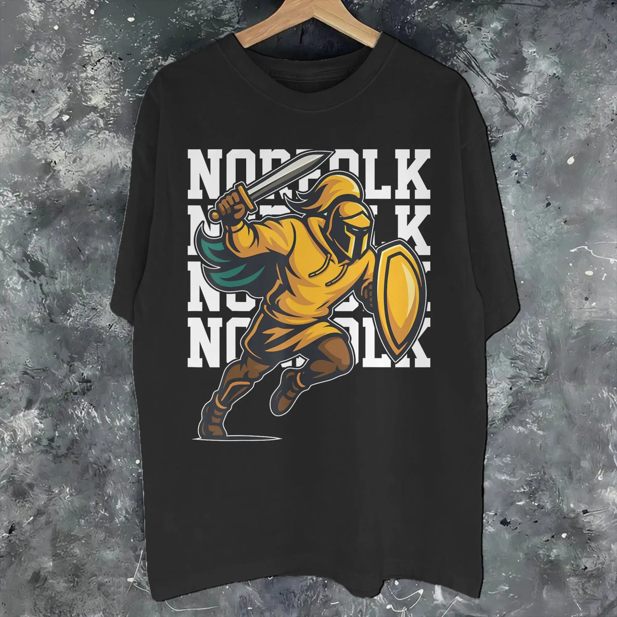 Men Women Graphic Printing N.or.Folk NS U State University Apparel Study Era   Tee T Shirt Pure Cotton  T-shirts Clothing