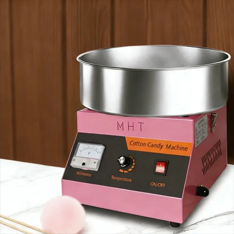 Commercial Fully Automatic Electric Cotton Candy Machine with Fancy Drawing and Heating Function