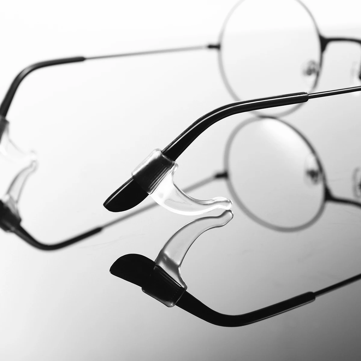 

20 Pairs Eyeglasses Antis Ear Pads Transparent Soft Silicone Non Slip s Running Exercise Glasses Temple Width 5mm