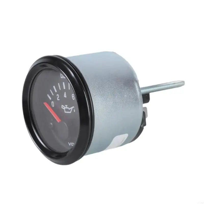 오일 압력 게이지 57mm 패널 직경 0 ~ 10 바 차량 안정적인 엔진 성능을위한 다목적 디자인 C7AC