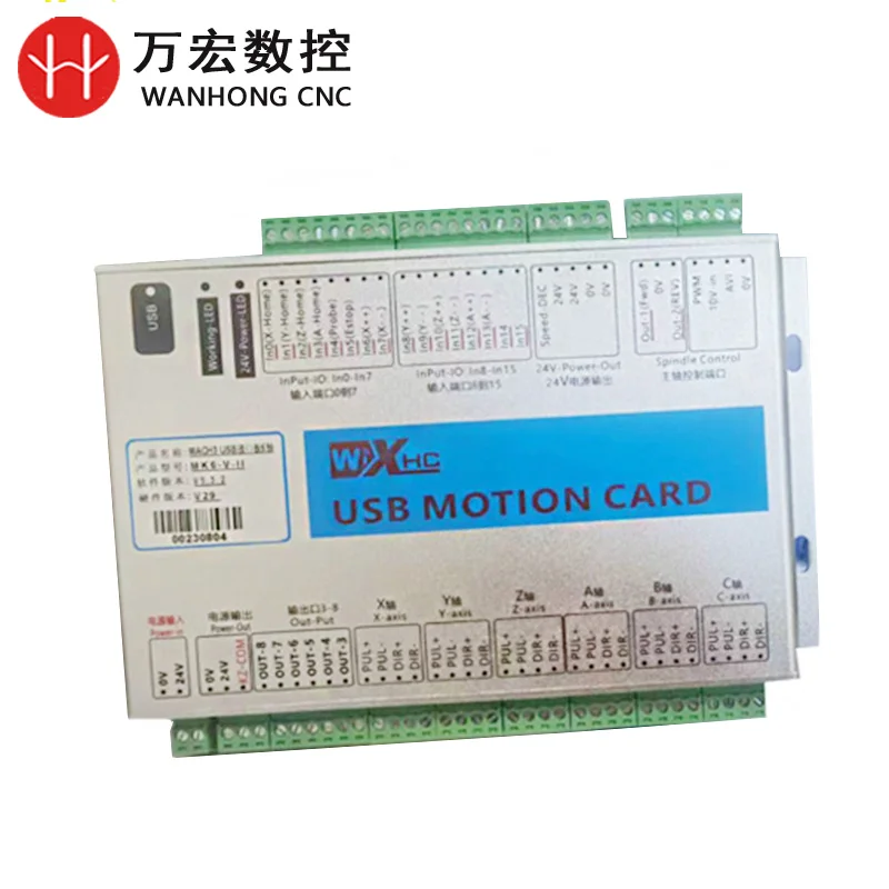 XHC CNC Controller Card 3 4 6 Axis USB mach3 Motion Control Board for CNC Machine Controller