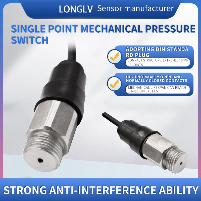 

LONGLV LL-S701 Straight Out Mechanical Pressure Switch