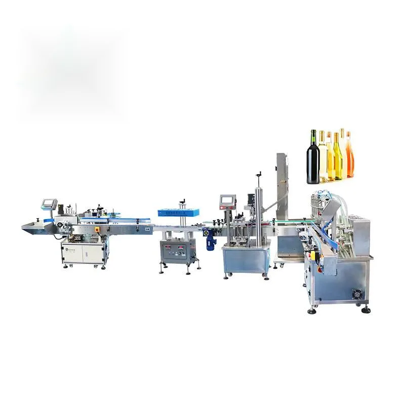 Large Capacity Bottle Filling, Sealing, Labeling Machine For Beer, Milk, Water, Oil, Accurate Filling And Packaging.