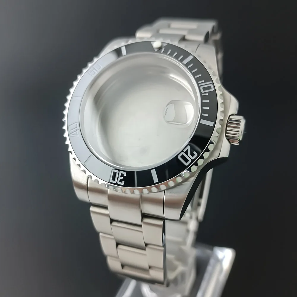 

Корпус NH35 40,5 мм, черный/синий зеленый безель для GMT NH34 NH35 NH36, механизм 28,5 мм, циферблат, браслет из нержавеющей стали Oyster Sapphier