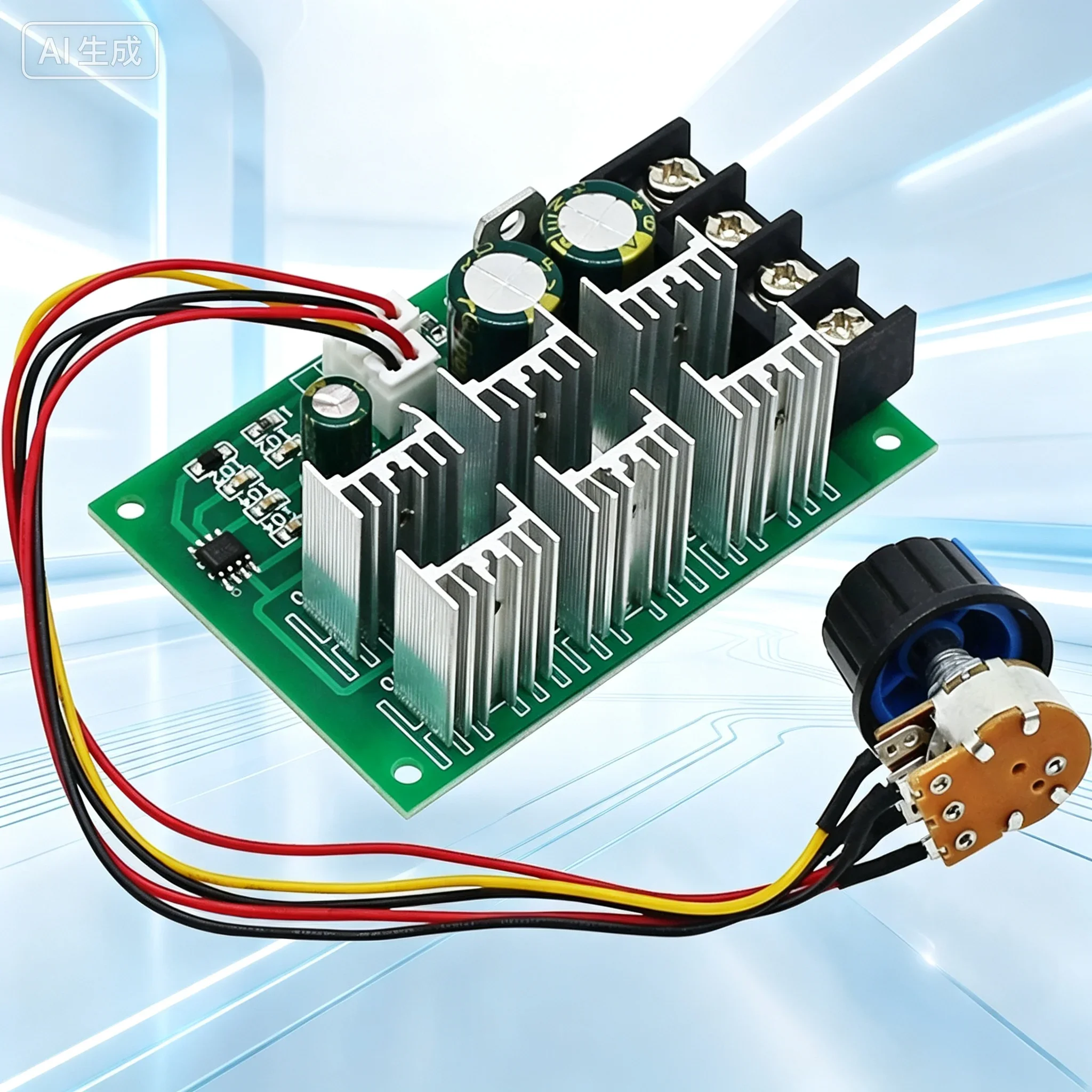 for PWM DC Motor Speed Controller 40A High‑Power Motor Driver 12V 24V 36V 48V Electronic Speed‑Regulating Module