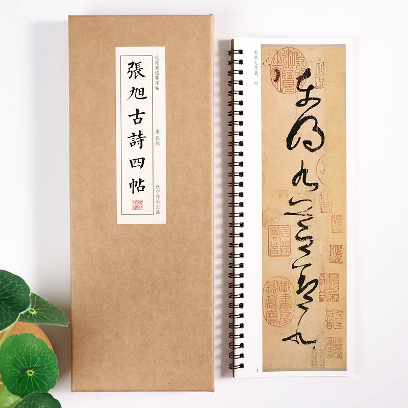 

Calligraphy Copybook Portable Inscription Cursive Script Writing Calligraphy Card Close Range Enlarged Chinese Character Booklet