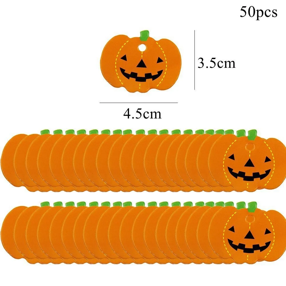 1pack Halloween Cukorka Ökölvívás Sütőtök Visszajáró lélek Irat matricák Akasztás HTML elem számára Halloween Félfogadás Fortély vag Megkínál Cukorka Csomagolás Ajánlattétel