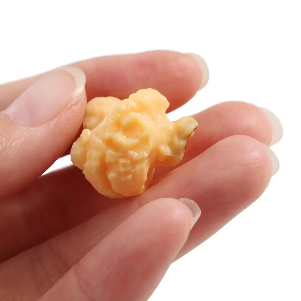 Food Model PVC Artificial Popcorn Miniature Mini Cute Popcorn Model Handicrafts Lifelike Fake Food Wedding Party Decorations