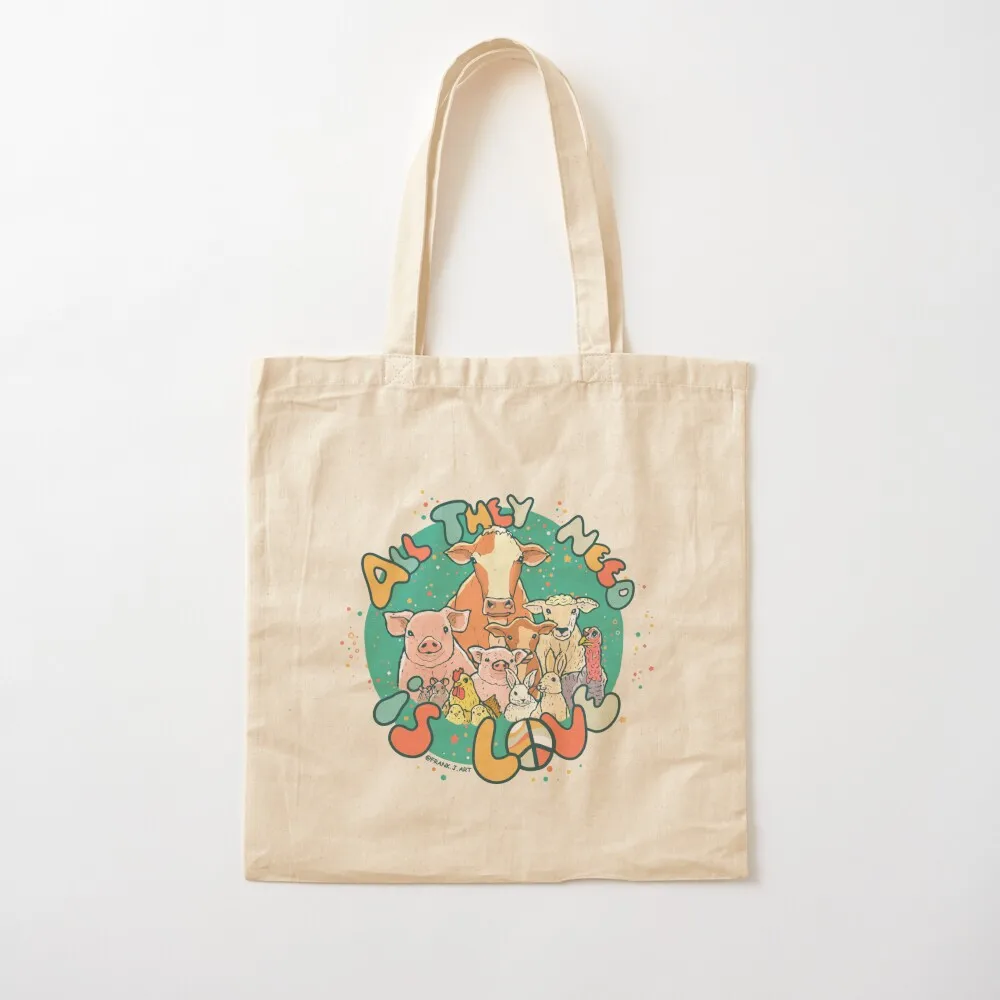 All they need is love Tote Bag eco bag folding handbag tote bags cloth bags hand bag ladies