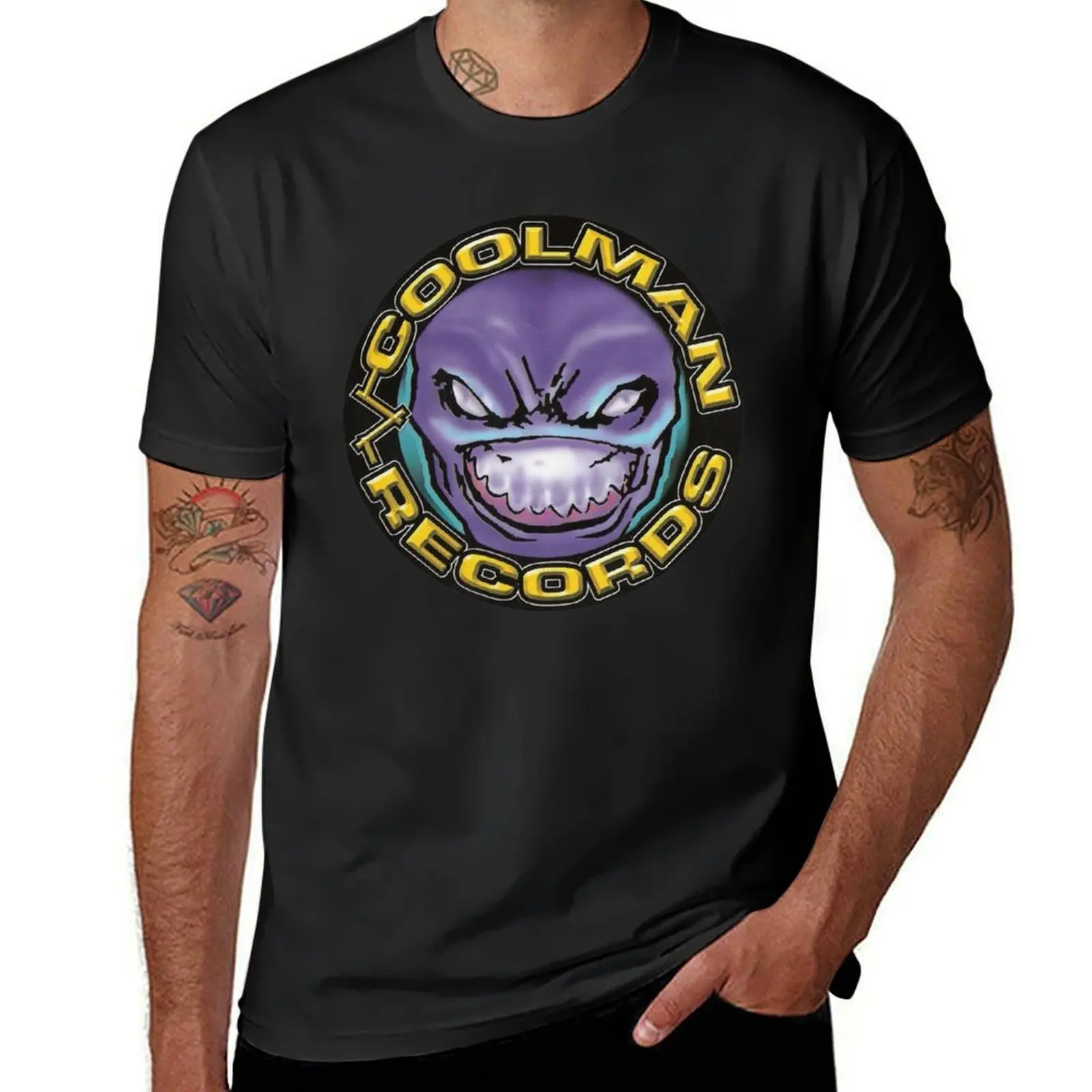 

COOLMAN RECORDS T-Shirt cute tops oversized men clothings