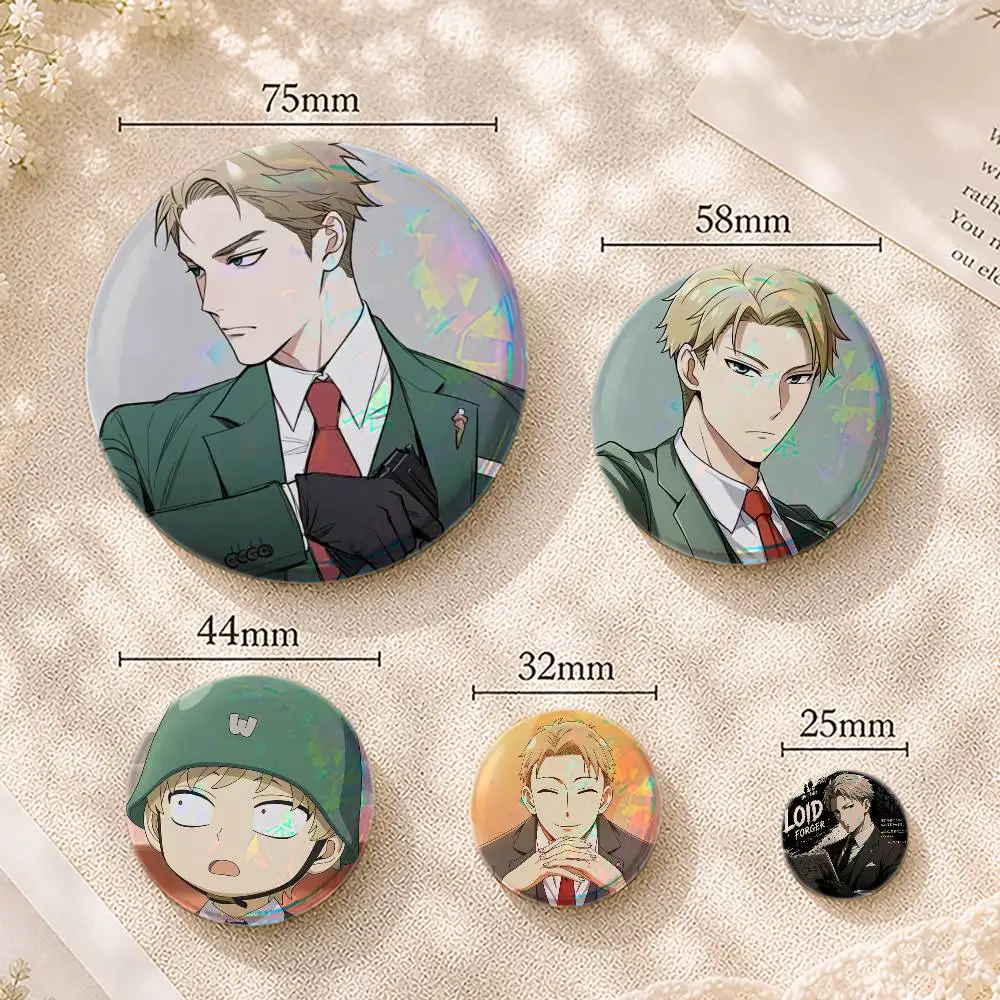 

Anime Loid Forger Twilight Custom Printed Tinplate Pins Personalized Lapel Badge Gifts