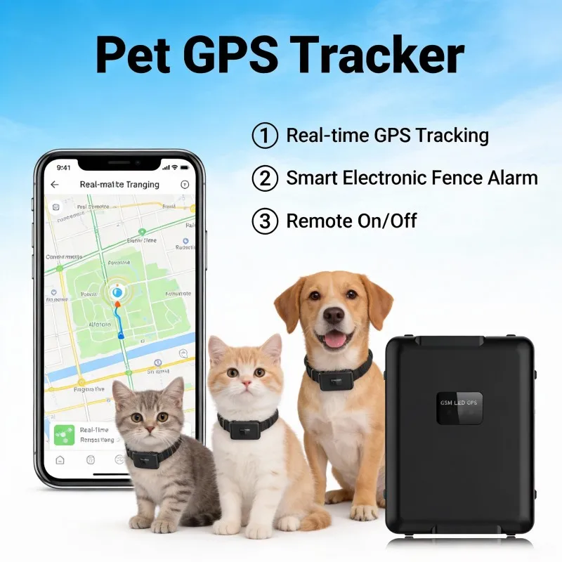 

High capacity GPS locator battery 2W MAH 4G, strong magnetic anti-theft device, free installation