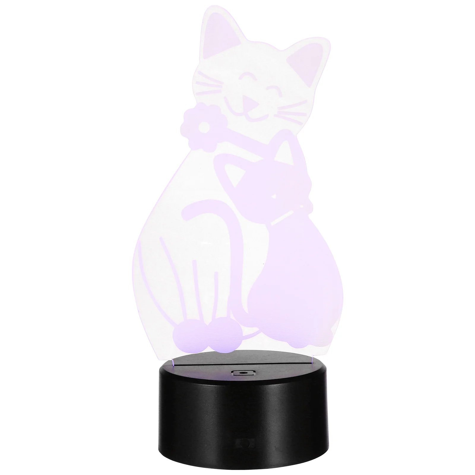 

3D Cat Night Light LED Visual Lamp Touch Color Change USB Powered Operated Kids Bedroom Decor Gift
