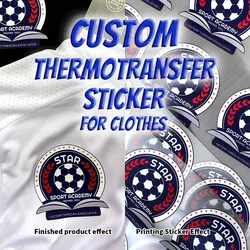 Customize your colorful clothing iron-on transfer design decal group logo team logo display personalized DIY washable labels