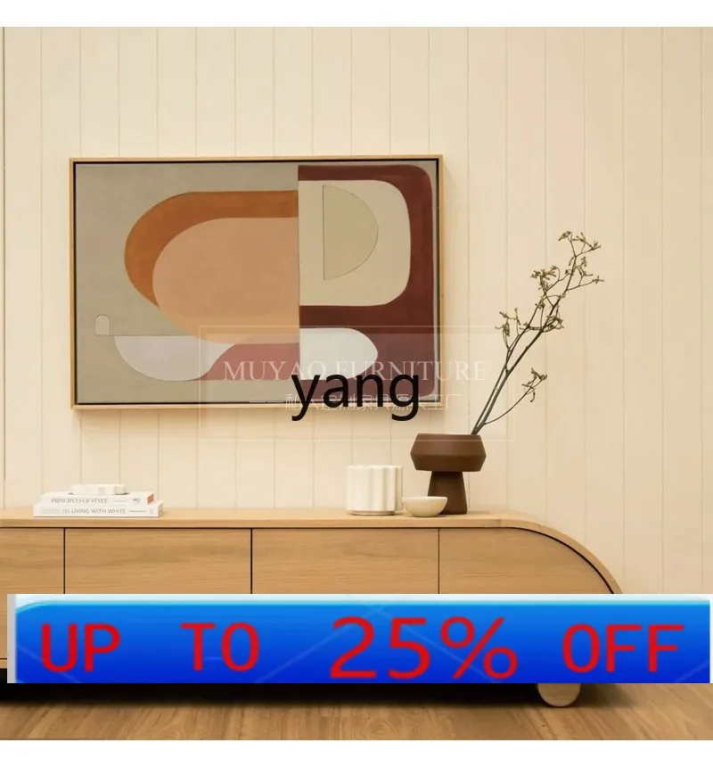 

LH Nordic simple solid wood dining side cabinet modern home living room shoe cabinet locker