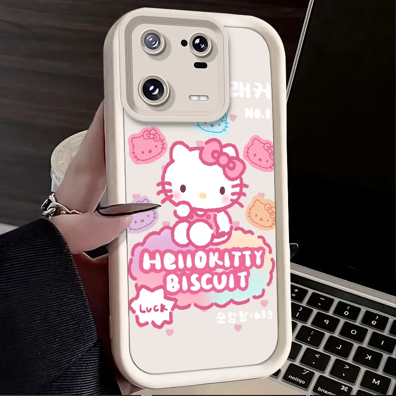 Hello Kitty Pochacco Case for Xiaomi Mi 14 13 13T 12 12T 11 11T Pro Lite 12X 12S POCO F6 F5 X5 X3 NFC Soft Silicone Cover Funda image 4