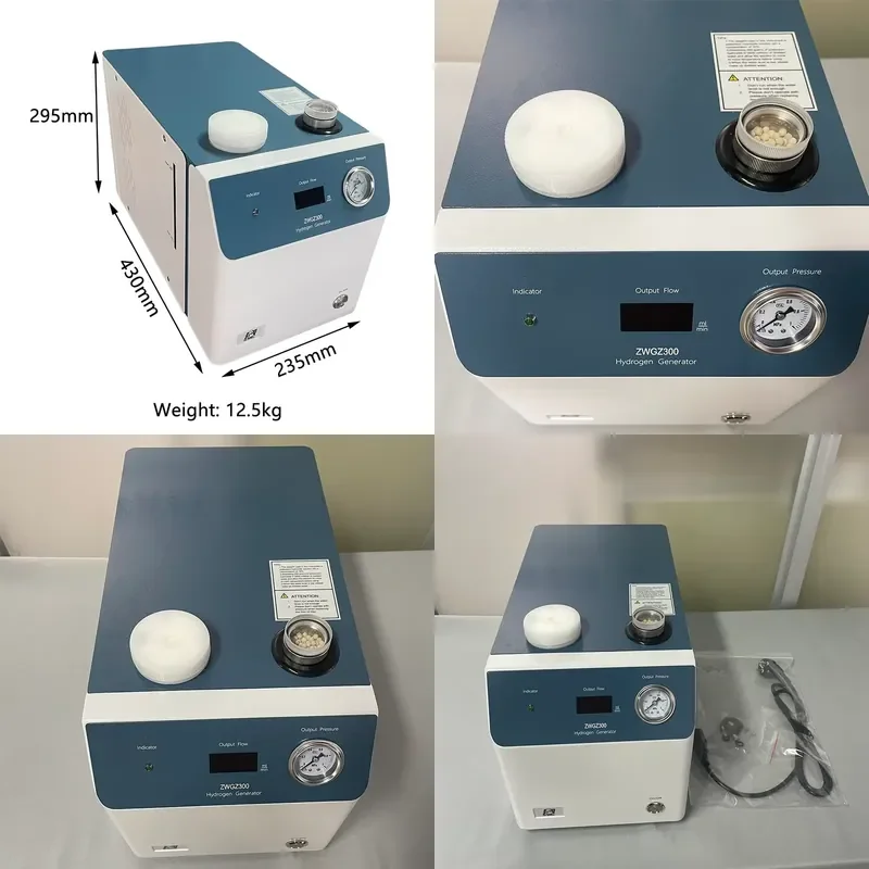 for ZWGZ300 Electronic Hydrogen Generator 99.999% Purity 300ml Min High Precision 1 Percent Laboratory Equipment Factory