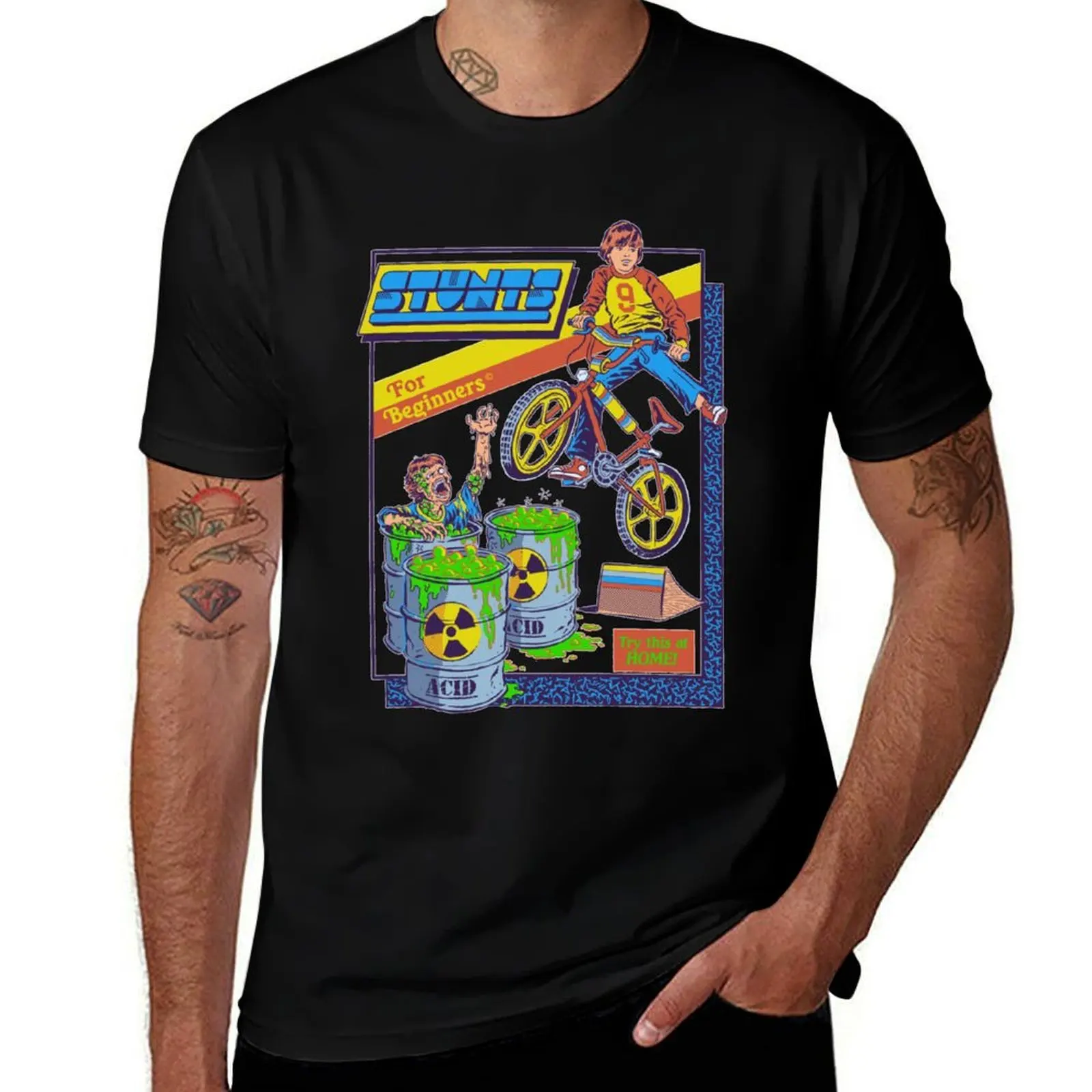 Stunts For Beginners T-Shirt Work Style Casual T-Shirt