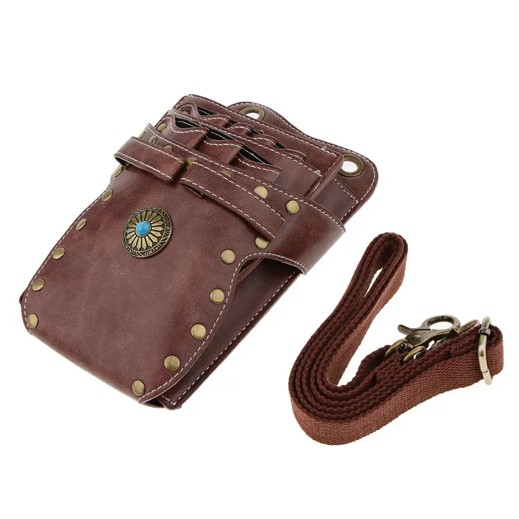 بو الجلود مقص الحلاق حالة صالون حقيبة مقاطع الشعر قطع مقص ترقق