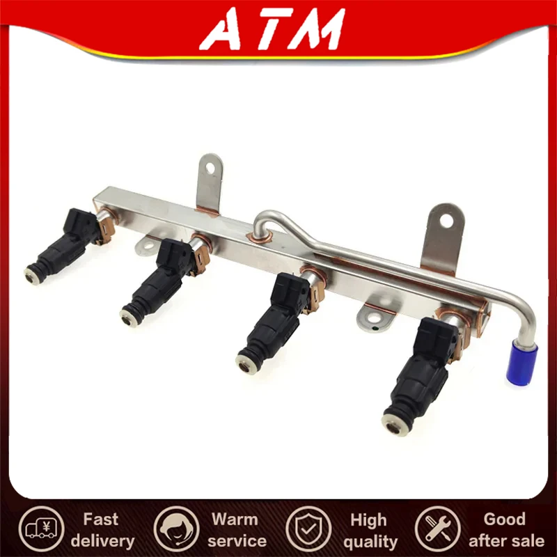 

ATMMG For SAIC MG3 MG5 MG350 MG360 GT Fuel Rail Assembly Fuel Injection Nozzles Assembly Fuel Injectors MJY100640 Original New