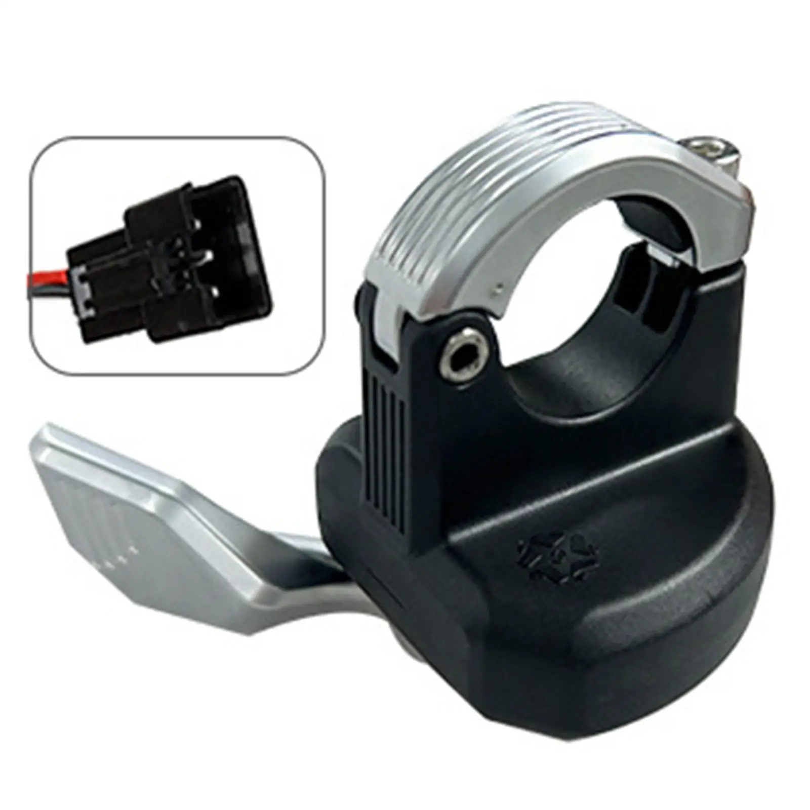 Ebike Thumb Throttle 3Pin Easy Installation Spare Parts Quick Installation Replaces Anti Slip Finger Throttle Speed Controller