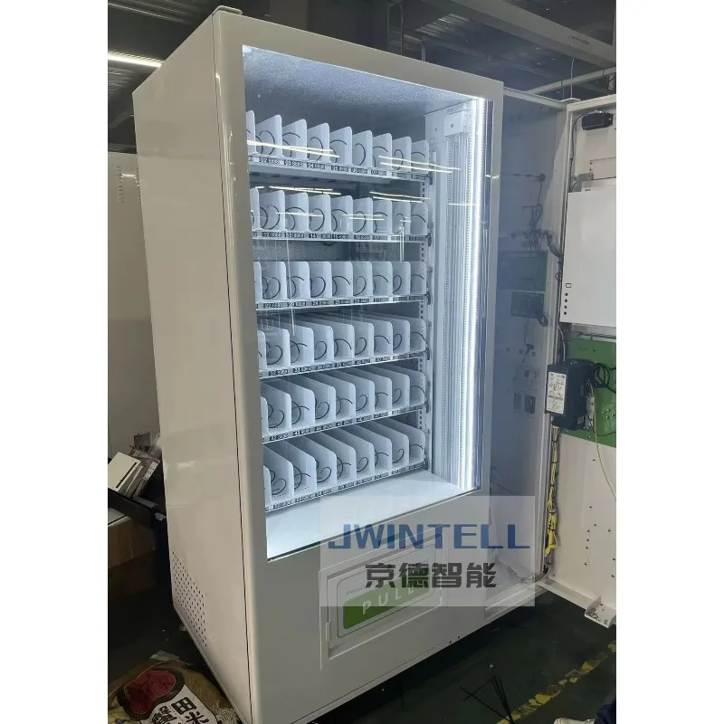 ماكينة بيع الآيس كريم بتصميم جديد لعام 2021 (تشغيل ذراع الروبوت، آيس كريم ناعم/زبادي مجمد + دعم فيديو عبر الإنترنت)