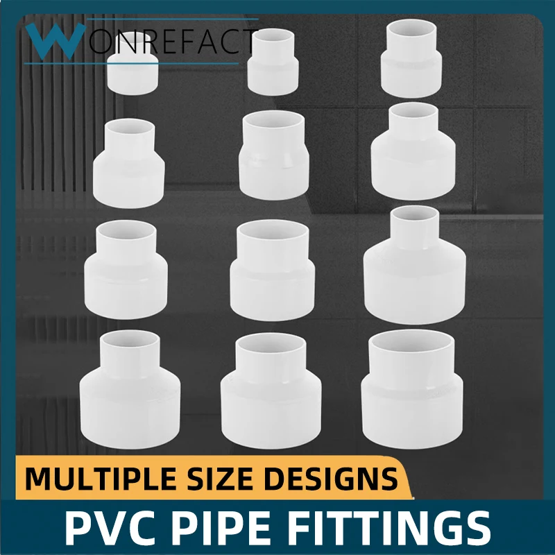 

PVC Pipe Fitting - Reducing Coupling Thickened Eccentric Reducer Coupling Multiple Size Round Core Reducing Pipe Fittings