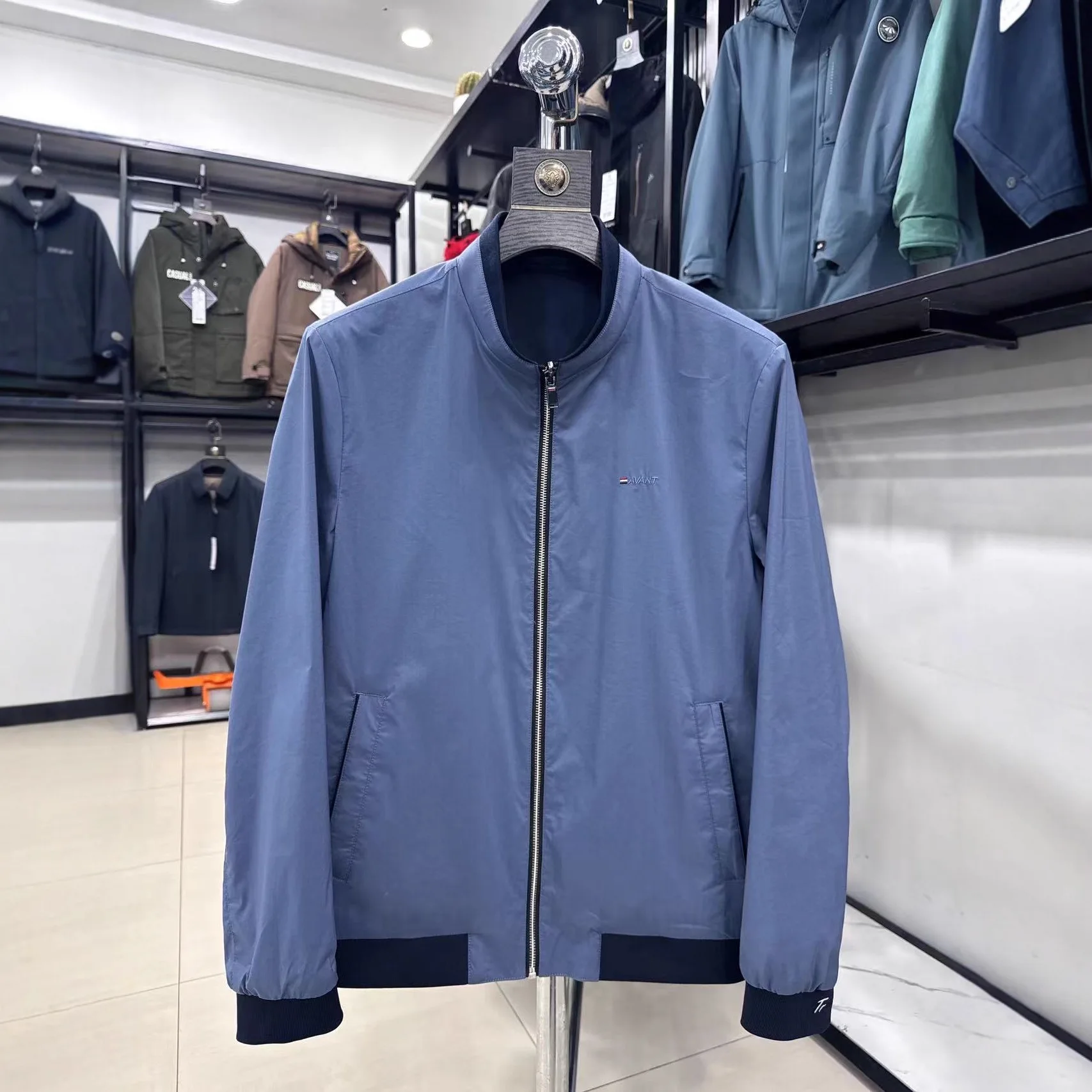 

ex Double-Sided Wear Cotton Polyester Blend Casual Jaet Autumn Outerwear Comfortable Fit Faionable M Coat