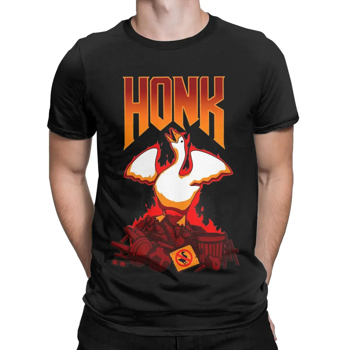 Summer HONK Rock Band for Men Women T Shirts Apparel Leisure Tees T-Shirts 100% Cotton All Seasons Clothing