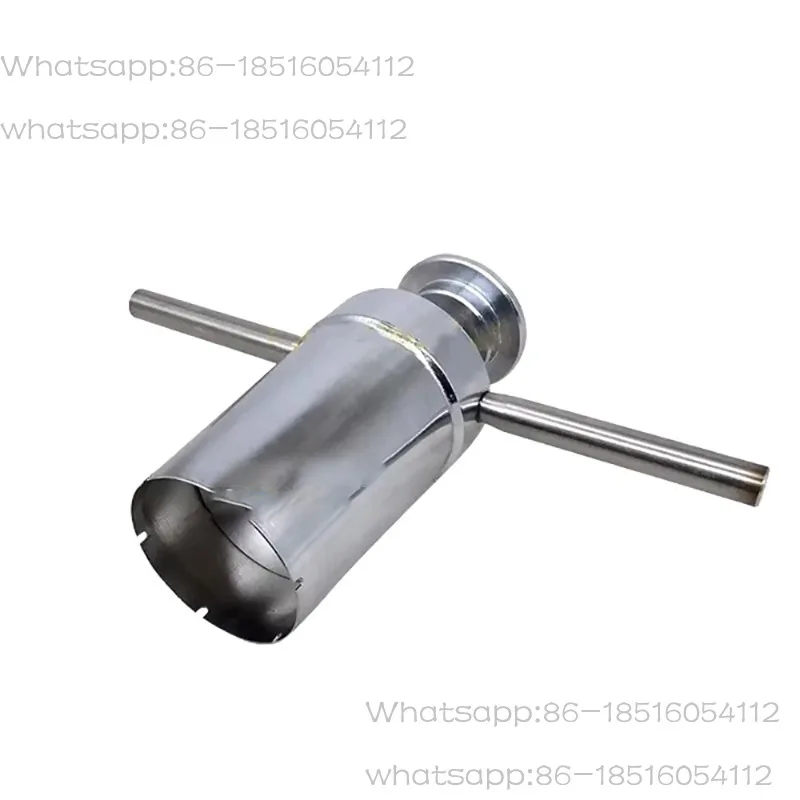 45*50/45*80mm Round Rock Wool Board Sampler - Stainless Steel Cutting Tool for Non-combustible Mineral Wool Sample Preparation