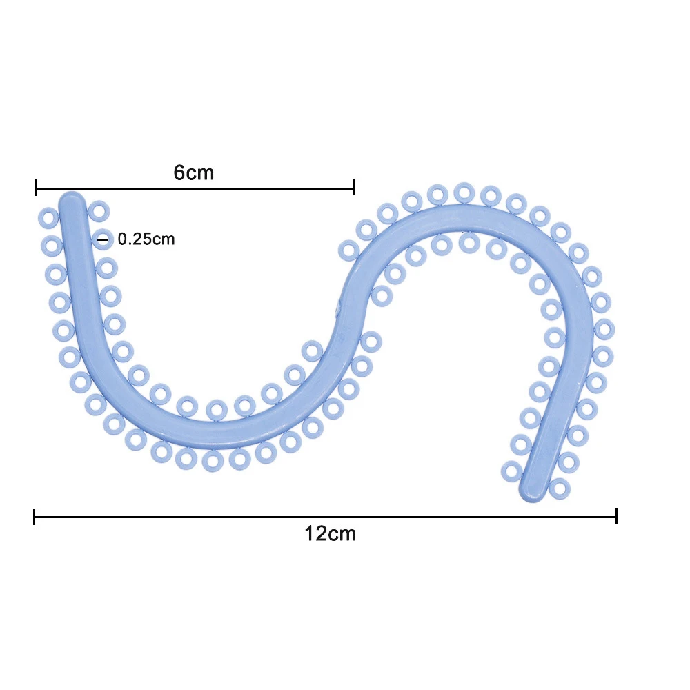 PIORPOY 700 Pcs Dental Orthodontic Separators Elastics Separating Leagues S Style Rubber Bands For Brace Dentistry Accessories