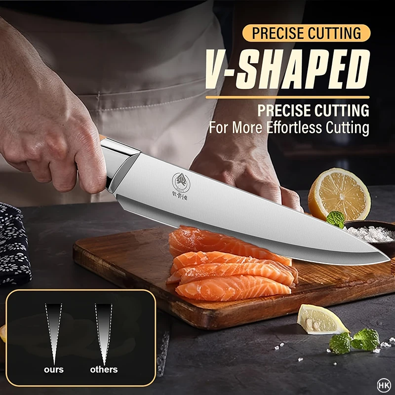 Camping Knife Set, Sharp Cleaver, outdoor multi-purpose knives, sharp high-hardness outdoor knife KR9195