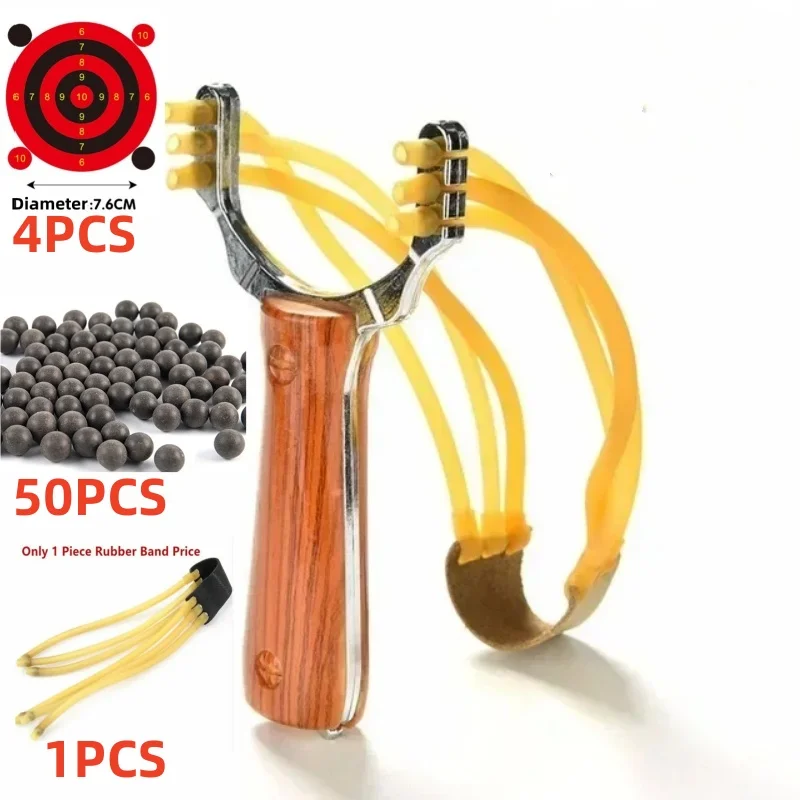 NEW Powerful Hunting Slingshot Outdoor Alloy Shooting Sling Shot Professional Outdoor High Precision Sling Catapult Tools