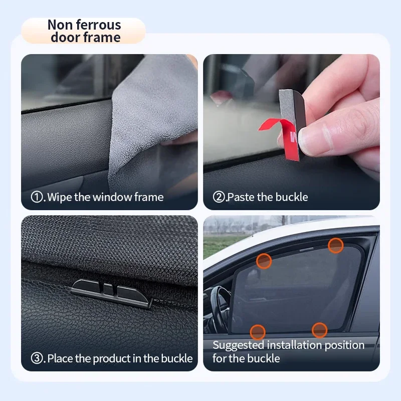 

For Mazda CX-5 KF MK2 2025 Car Accessories 2017-2024 Sun Visors Full Coverage Sunshades Magnetic Privacy Curtain Car Accessorios