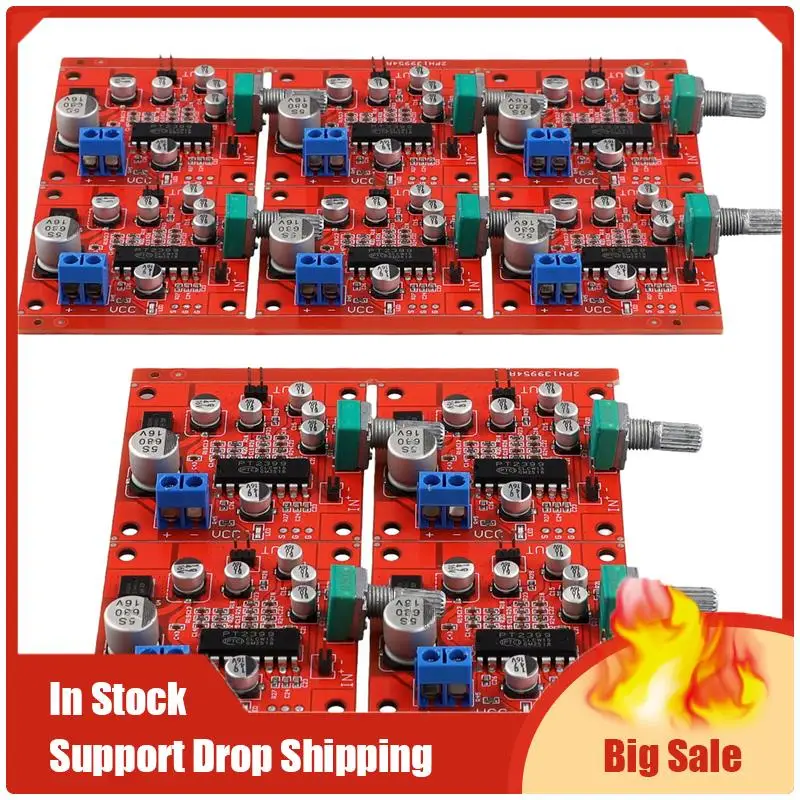 Top Deals 10PCS PT2399 Microphone Reverb Plate Reverberation Board No Preamplifier For DC 6V-15V
