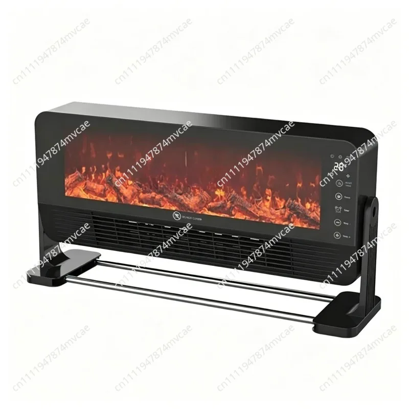Chimenea Eléctrica de Pared con Simulación de Llama, Calefactor con Control Remoto, Ventilador Calefactor para el Hogar, Calentadores Eléctricos de Hogar