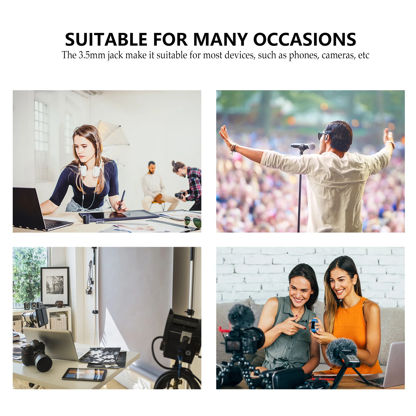 ديناميكية هيئة التصنيع العسكري كبسولة ميكروفون قلبي الأساسية لتسجيل الكلام الغناء البث المباشر الحفل كاريوكي مؤتمر Dj