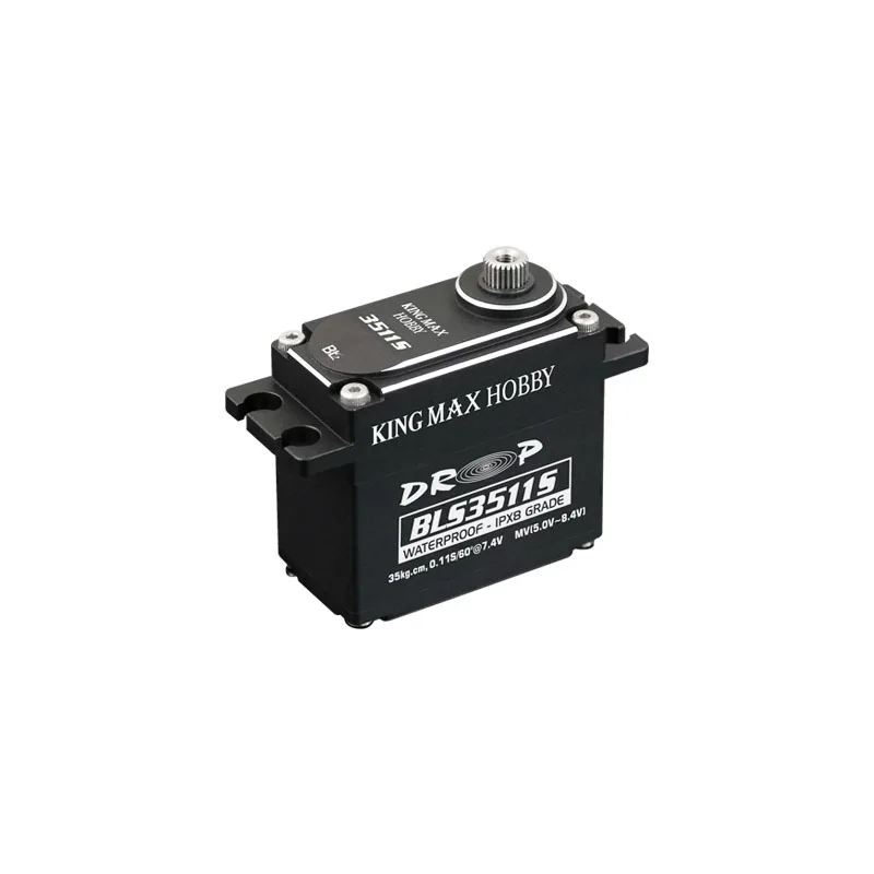 CNC Aluminum Shell Wear-resistant Steel Gear Submersible Servo BLS3511S For Offshore UAV & Large RC Fixed Wing