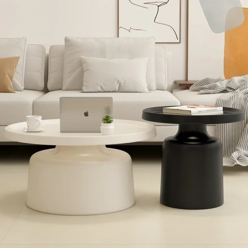 Waterproof Portable Coffee Tables Unique Aesthetic Round Cloud Tables Center Entryway Mesa Auxiliar Salon Living Room Furnitures