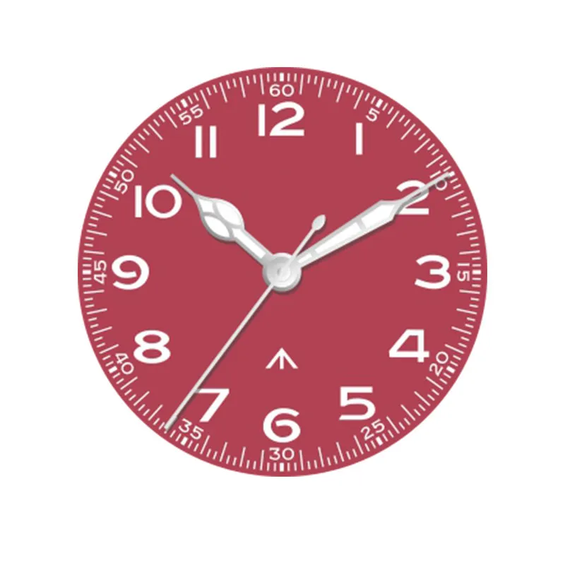 High Quality 36mm Titanium Alloy Watch Case 28.5mm Dial for VH31 Quartz Movement Sapphire 10BAR Nylon Strap Mod Parts image 3