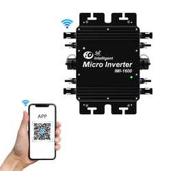 1600W DC 22-50V Solar Grid Connected Micro Inverter With MPPT Function and WiFi Intelligence, new Intelligent Inverter