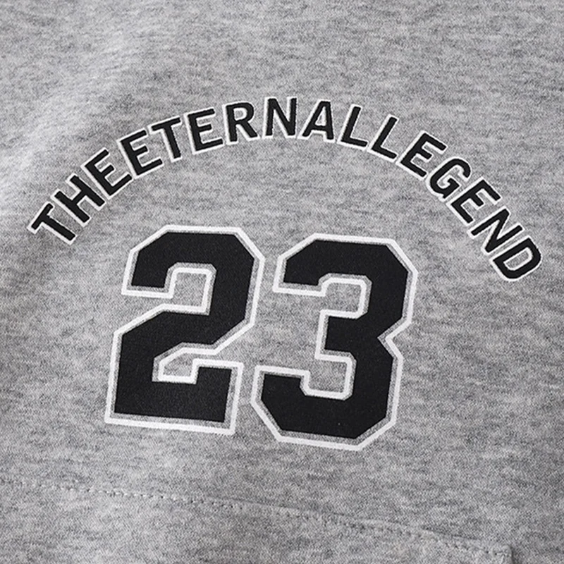 Frühling Herbst Neue Jungen Kapuzenpullover 2-12 Jahre Kinder Mode Buchstabendruck Pullover Lässige Oberteile Teenager Kinderkleidung – Detail 7