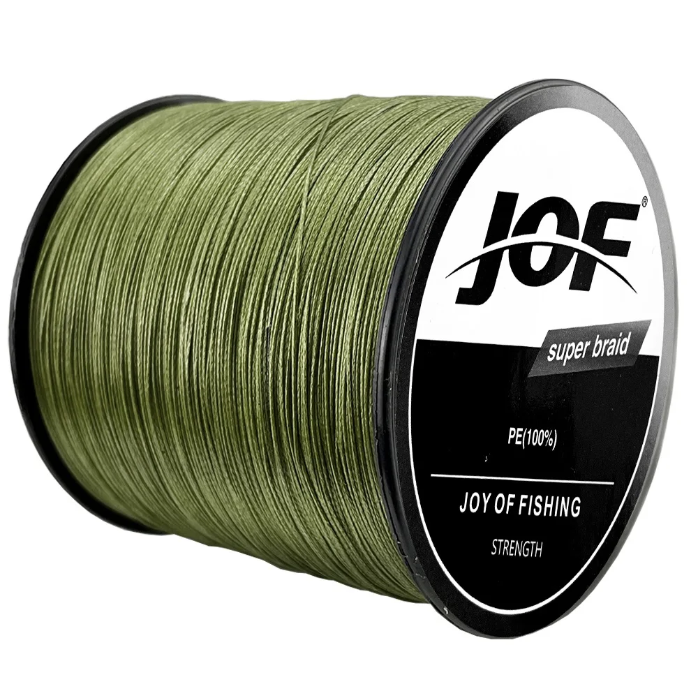 JOF 300M Multicolour PE Braided Wire 4 Strands Multifilament Japanese Fishing Line